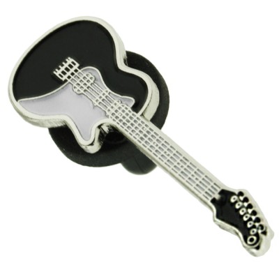 PinMart's Electric Guitar Musical Instrument Enamel Lapel Pin   